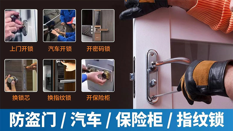 開防盜門、保險柜、汽車鎖